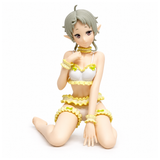 Sleepy Girl in a Yellow Dress