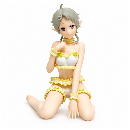 Sleepy Girl in a Yellow Dress
