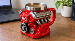 Love the realistic V6 engine design! Looks amazing and feels premium. Perfect for car lovers! 🔥