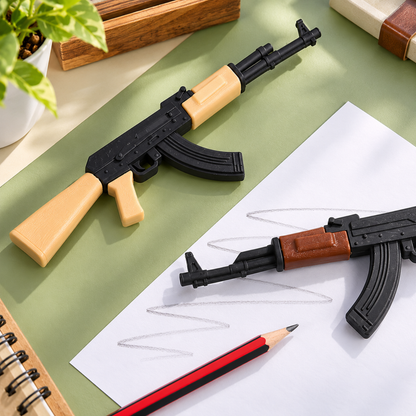 Pack of 6 Gun-Shaped Erasers
