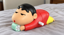 Super cute Shinchan figure! Soft-looking design and vibrant colors make it perfect for anime fans. ❤️