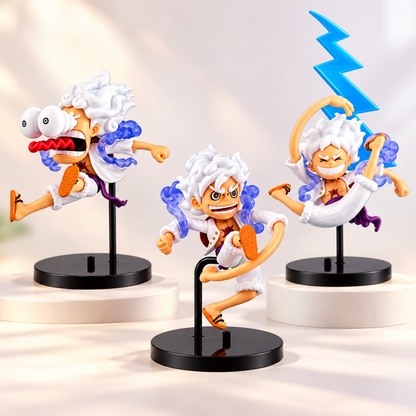 One Piece Gear 5 Anime Figures – Set of 5