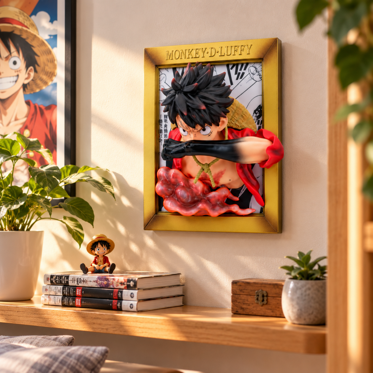 Luffy One Piece Anime Figure – 21 × 14 cm