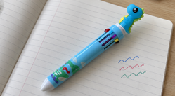 Cute and colorful pen with a fun character design! Perfect for writing and adding joy to your stationery collection. 💙✨