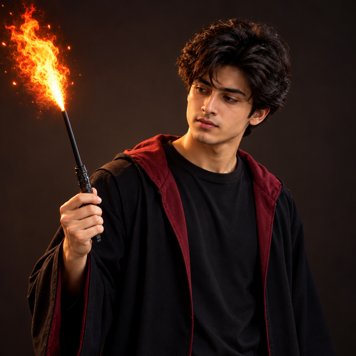 Harry Potter Fire Wand with Card