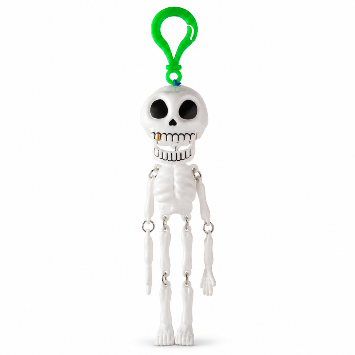 Biting Skeleton Keychain