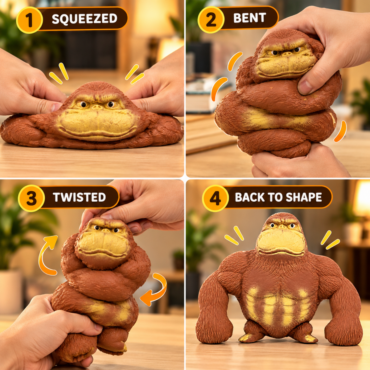 Stress Buster Monkey Toy