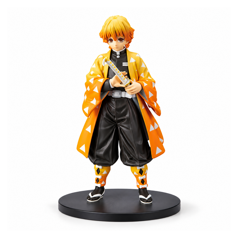 Zenitsu Agatsuma Standing Action Figure – 15cm