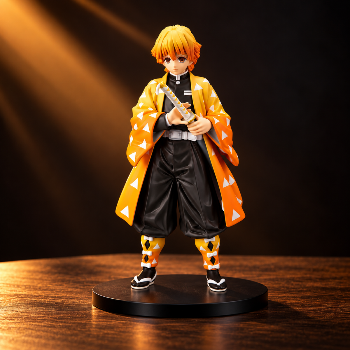 Zenitsu Agatsuma Standing Action Figure – 15cm