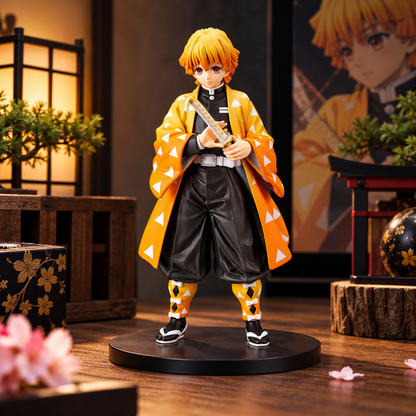 Zenitsu Agatsuma Standing Action Figure – 15cm