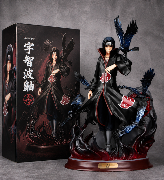 Itachi Uchiha Standing Figure with Crow Effects (25cm)