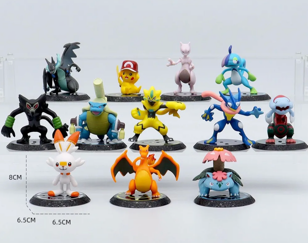 Pokémon Mini Figure Set (6–8cm) – Premium Collectible Set