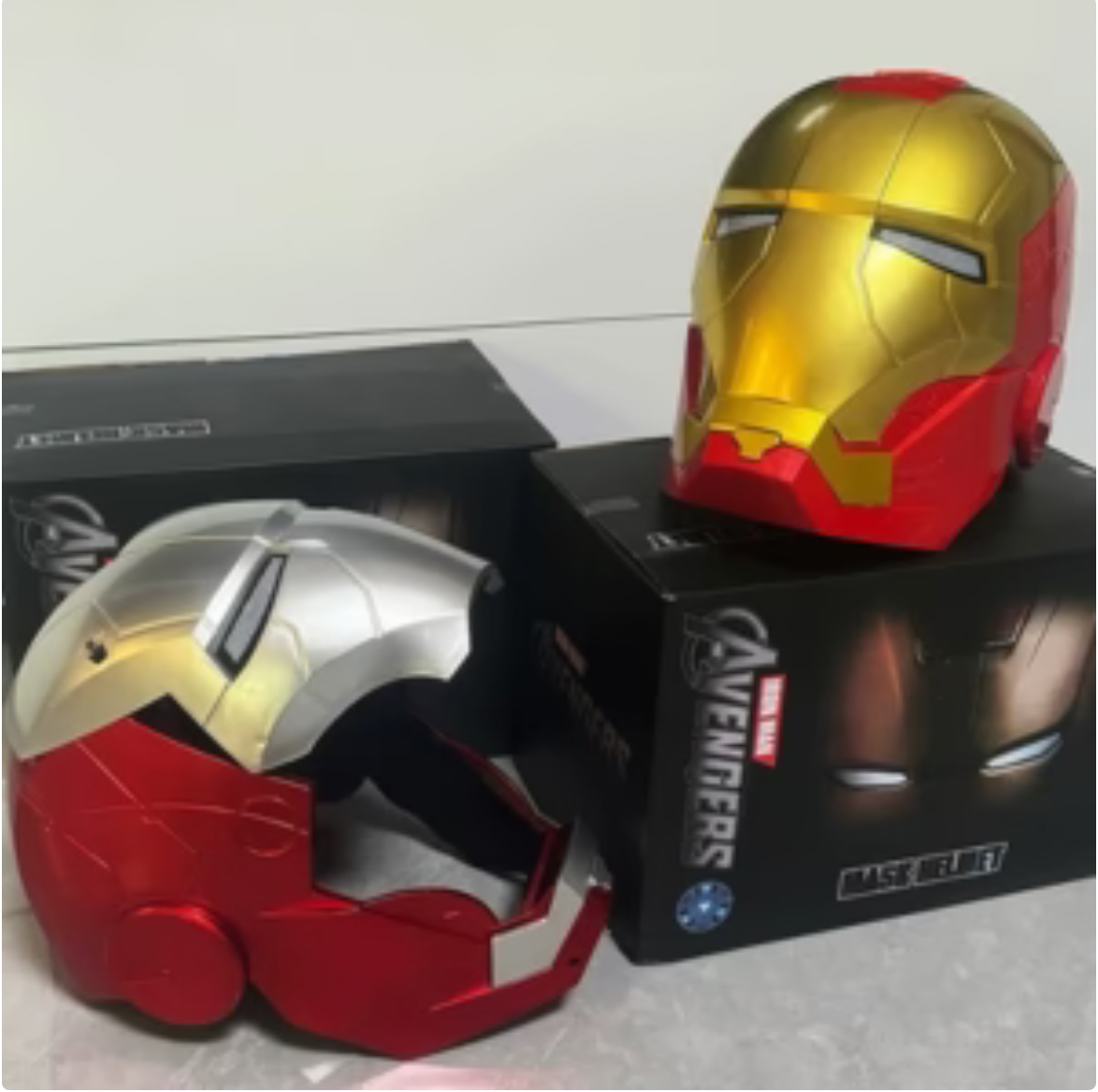 Touch Activated Iron Man Mask