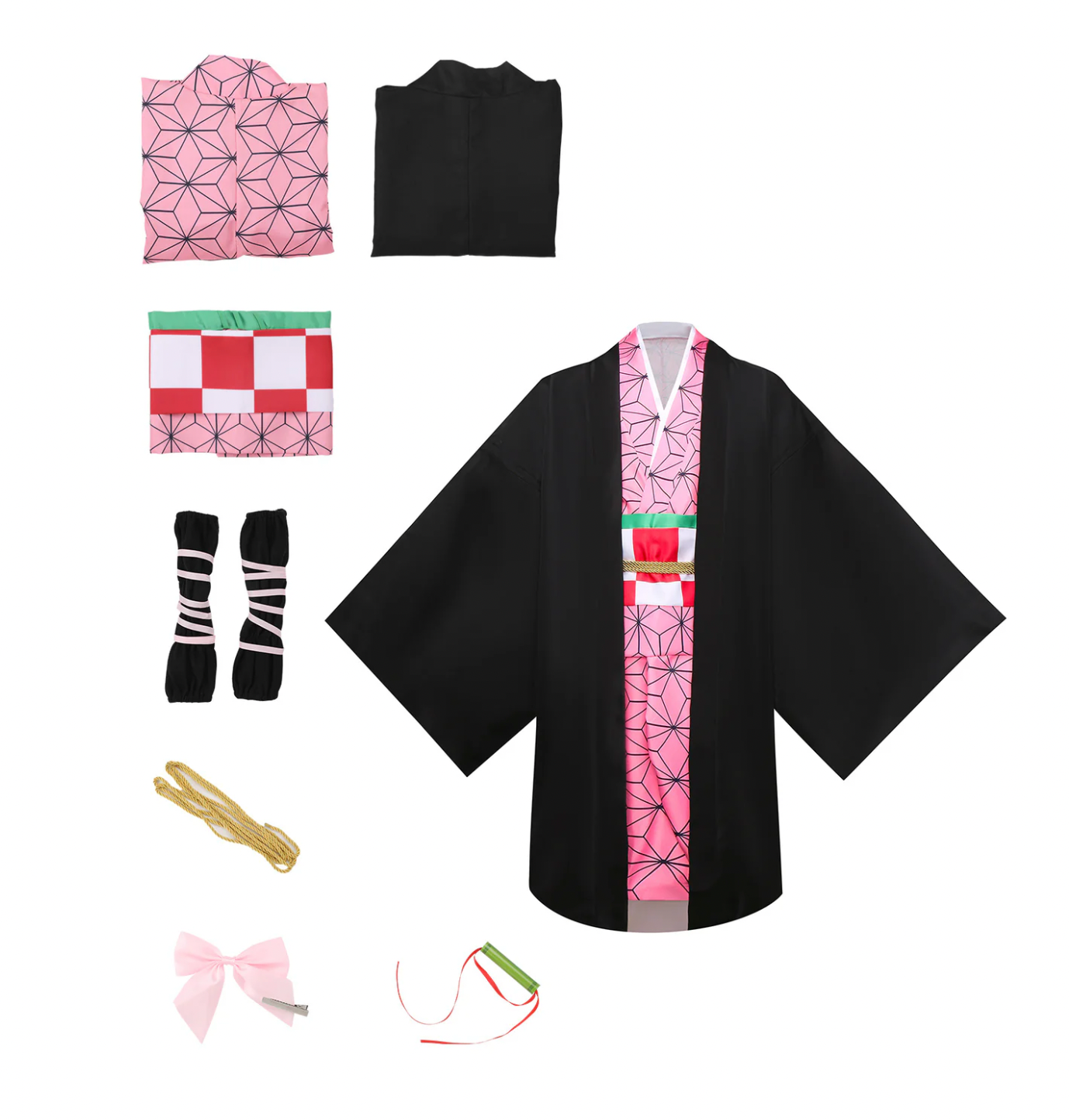Nezuko Kamado Cosplay Set