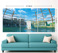 Suzume Inspired 3 Panel Split Wall Poster (27 x 12 Inch)