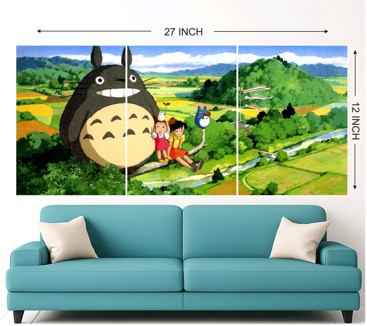 My neighbour totora split design paper poster