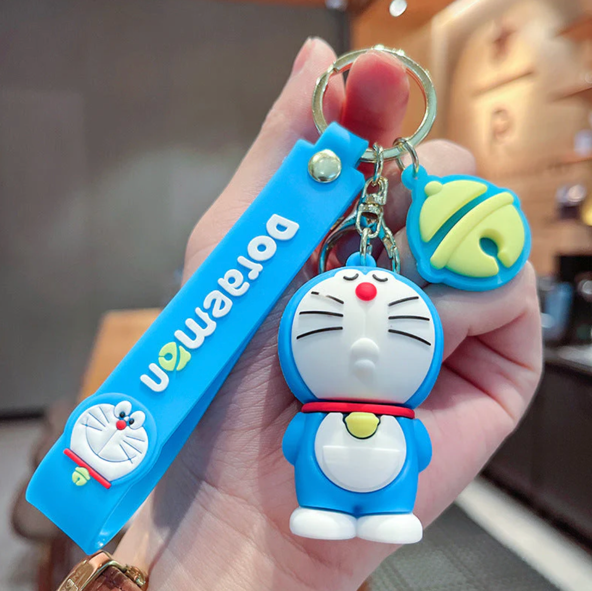 Doraemon Rubber Keychain