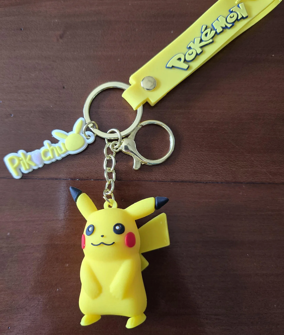 Pikachu Rubber Keychain