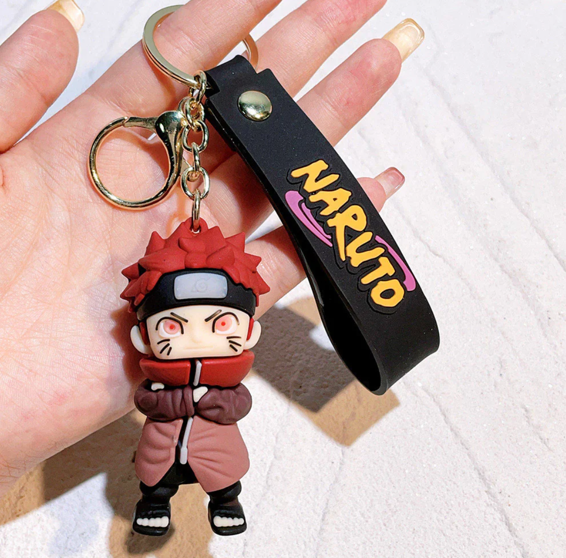 Naruto Shippuden Rubber Keychain