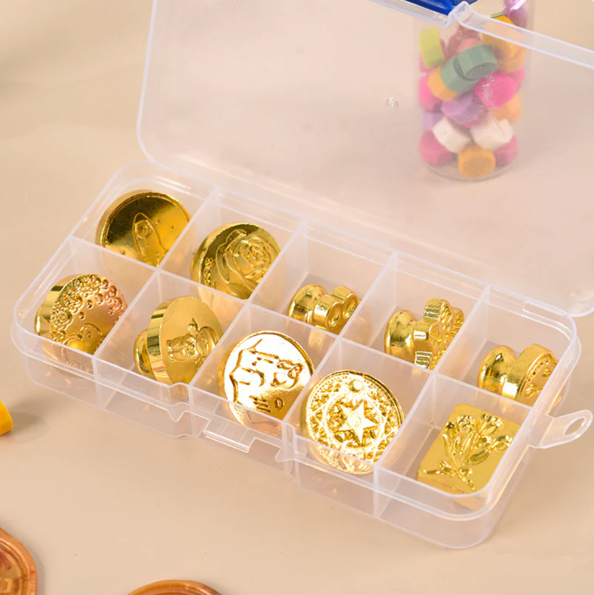 10 Piece Wax Stamp Box Set