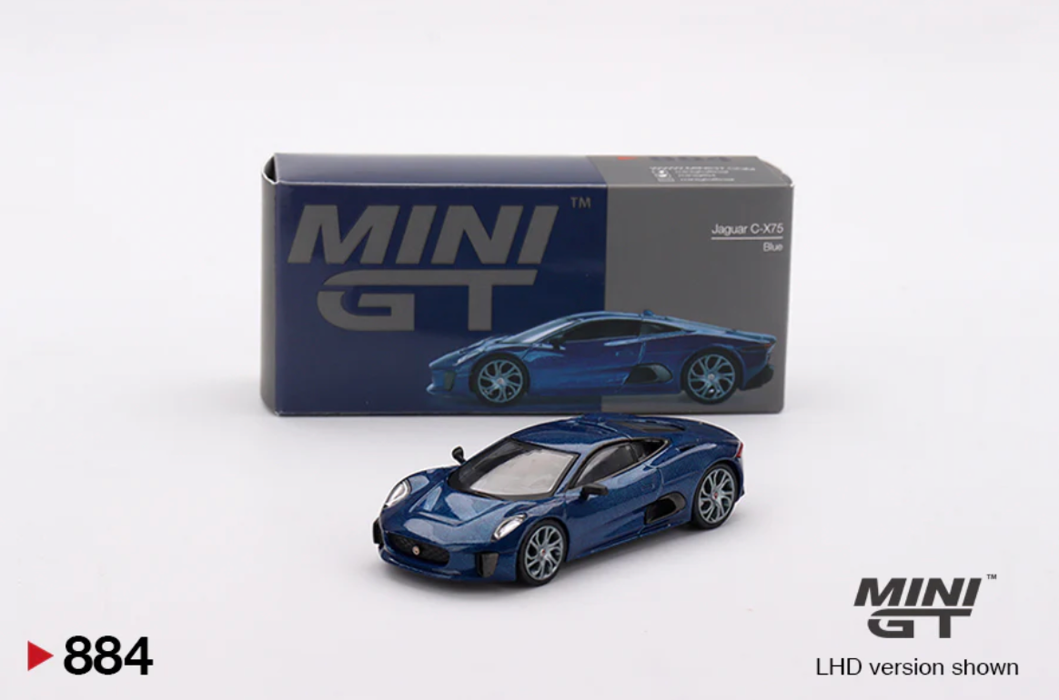 MINI GT #884 Jaguar C-X75 Die-Cast Car with Box