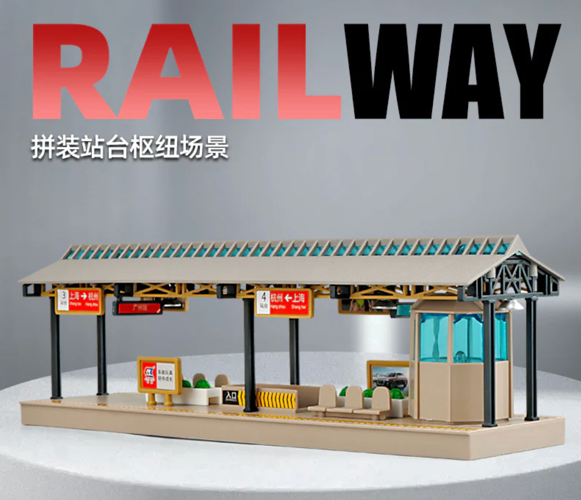 Railway Station Box Pack Miniature Scene