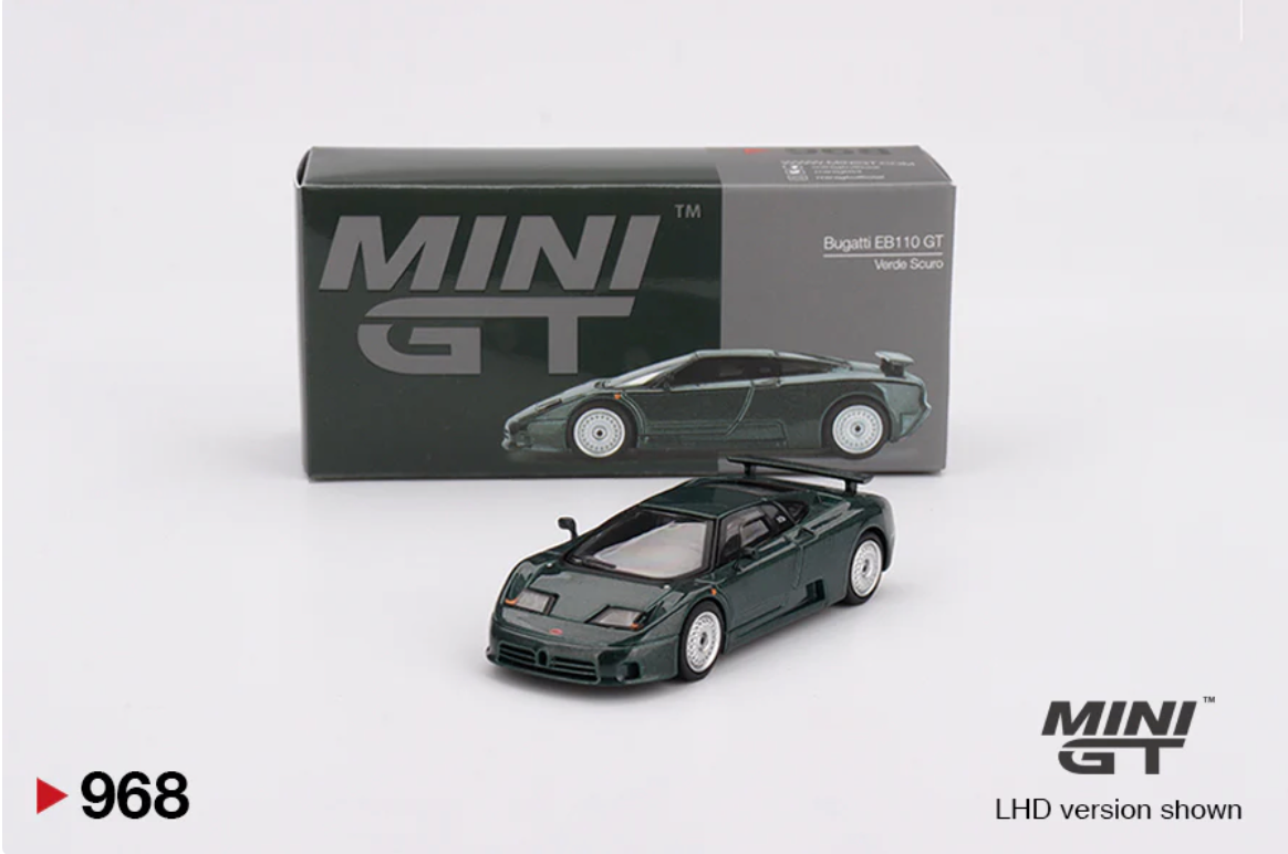 MINI GT #968 Bugatti EB110 GT Die-Cast Car with Box