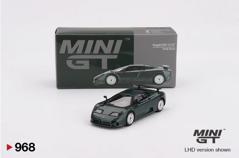 MINI GT #968 Bugatti EB110 GT Die-Cast Car with Box