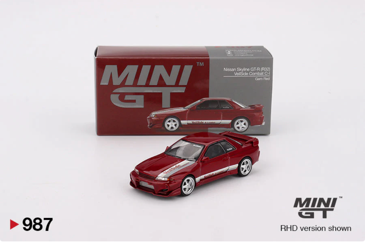 MINI GT #987 Nissan Skyline GT-R R32 Die-Cast Car with Box
