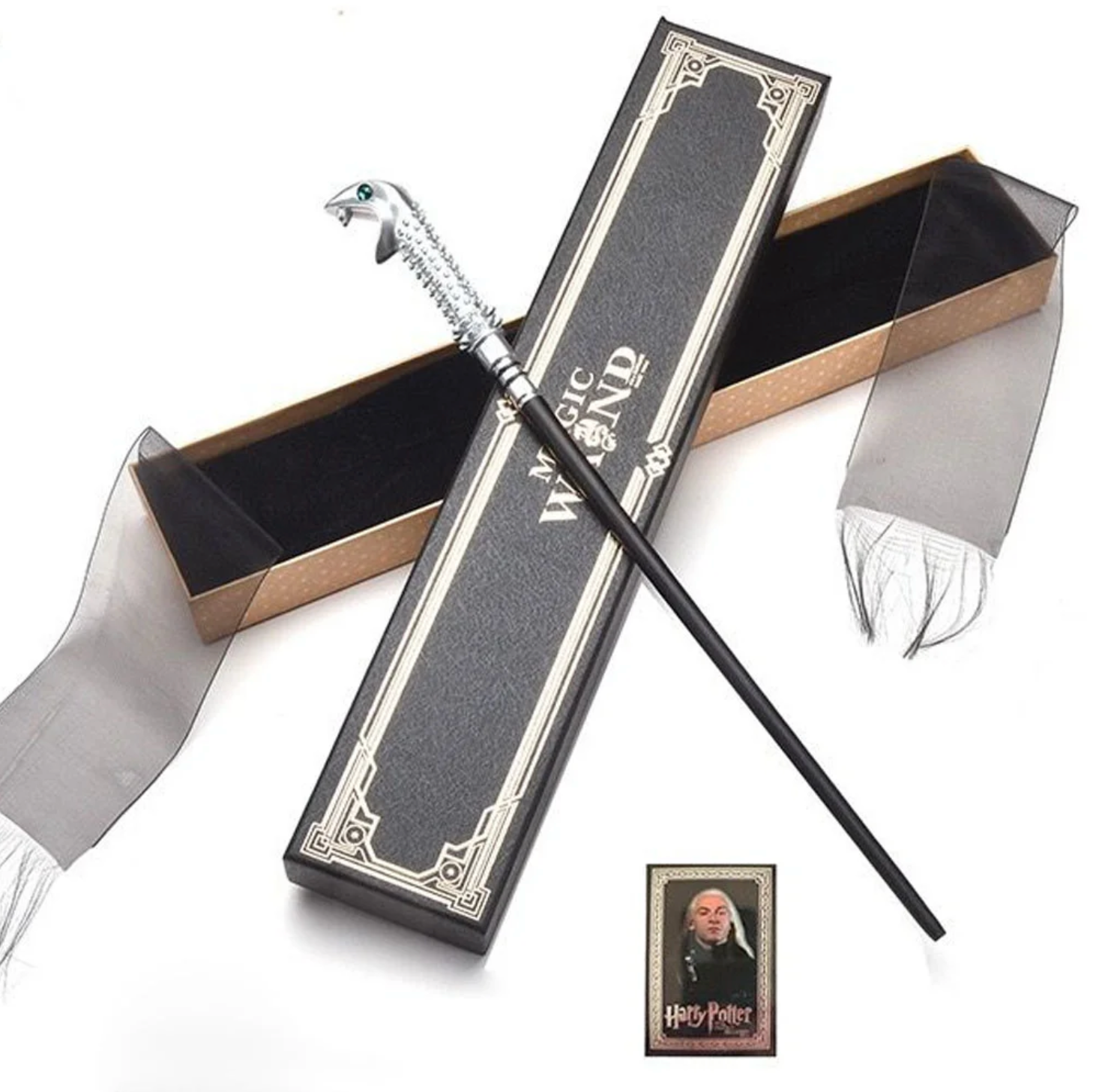 Draco Malfoy Wand with Card