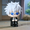 Satoru Gojo Sitting with Glasses 10cm Figure