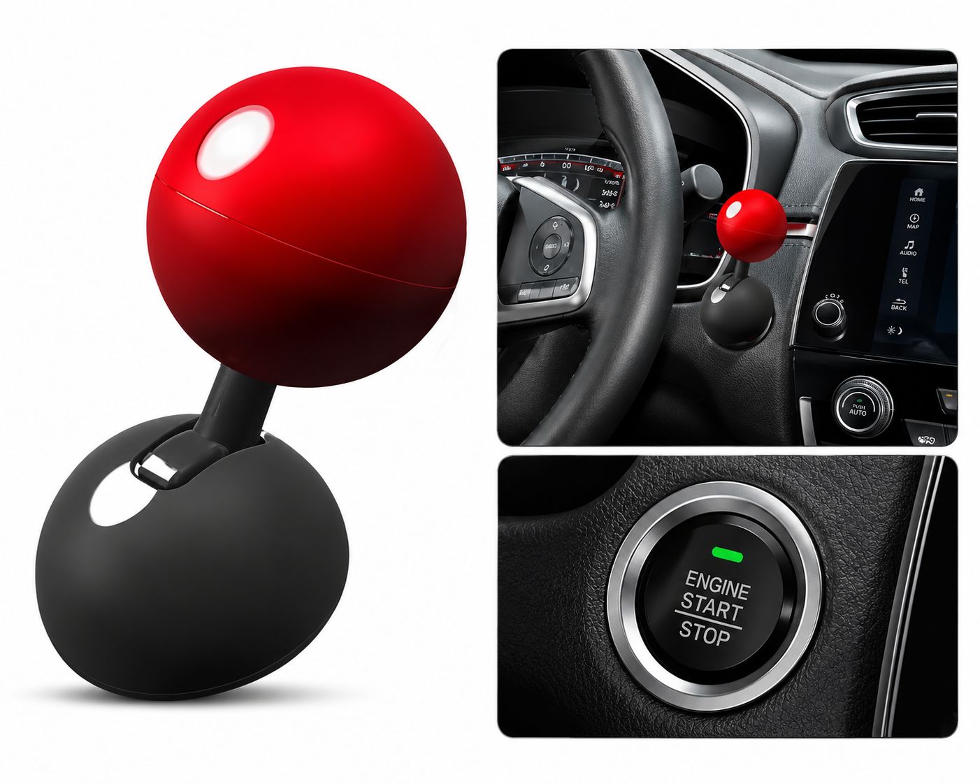 Car Start Button Lever Cover