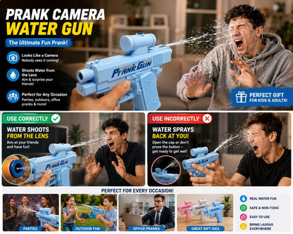 Reverse Water Gun Prank Toy