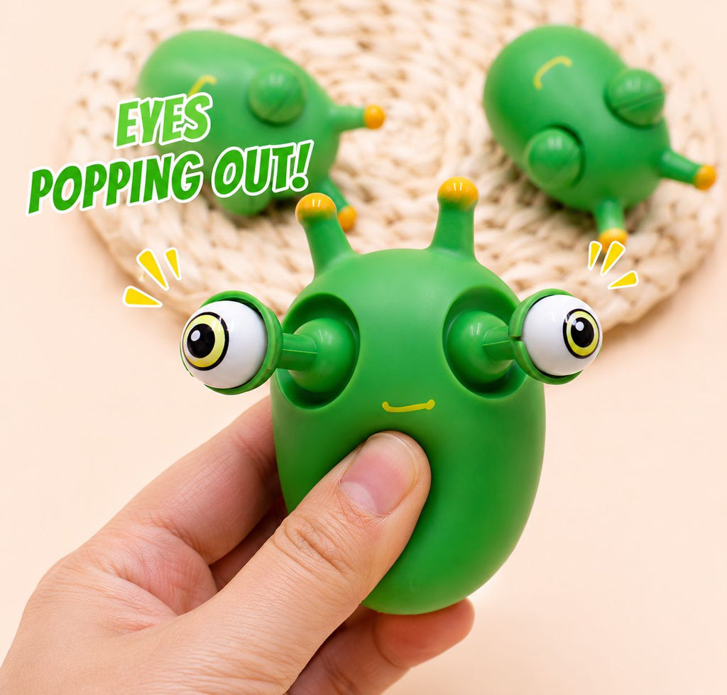 Popping Eye Worm Stress Reliever Toy