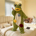 Funny Big Eyes Frog Onesie Pajamas Set