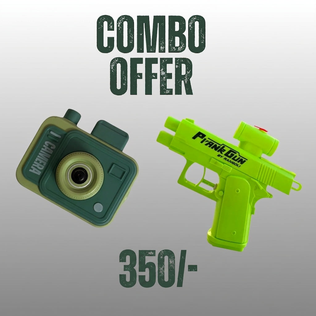 Combo Offer Prank Water Gun and Water Camera 350