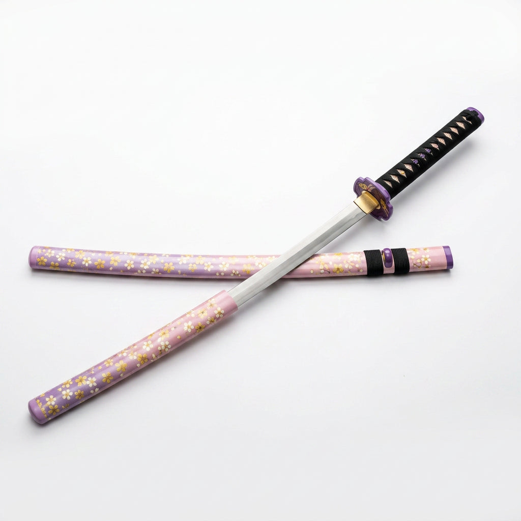 Kokushibo Nichirin wooden katana — clean product shot