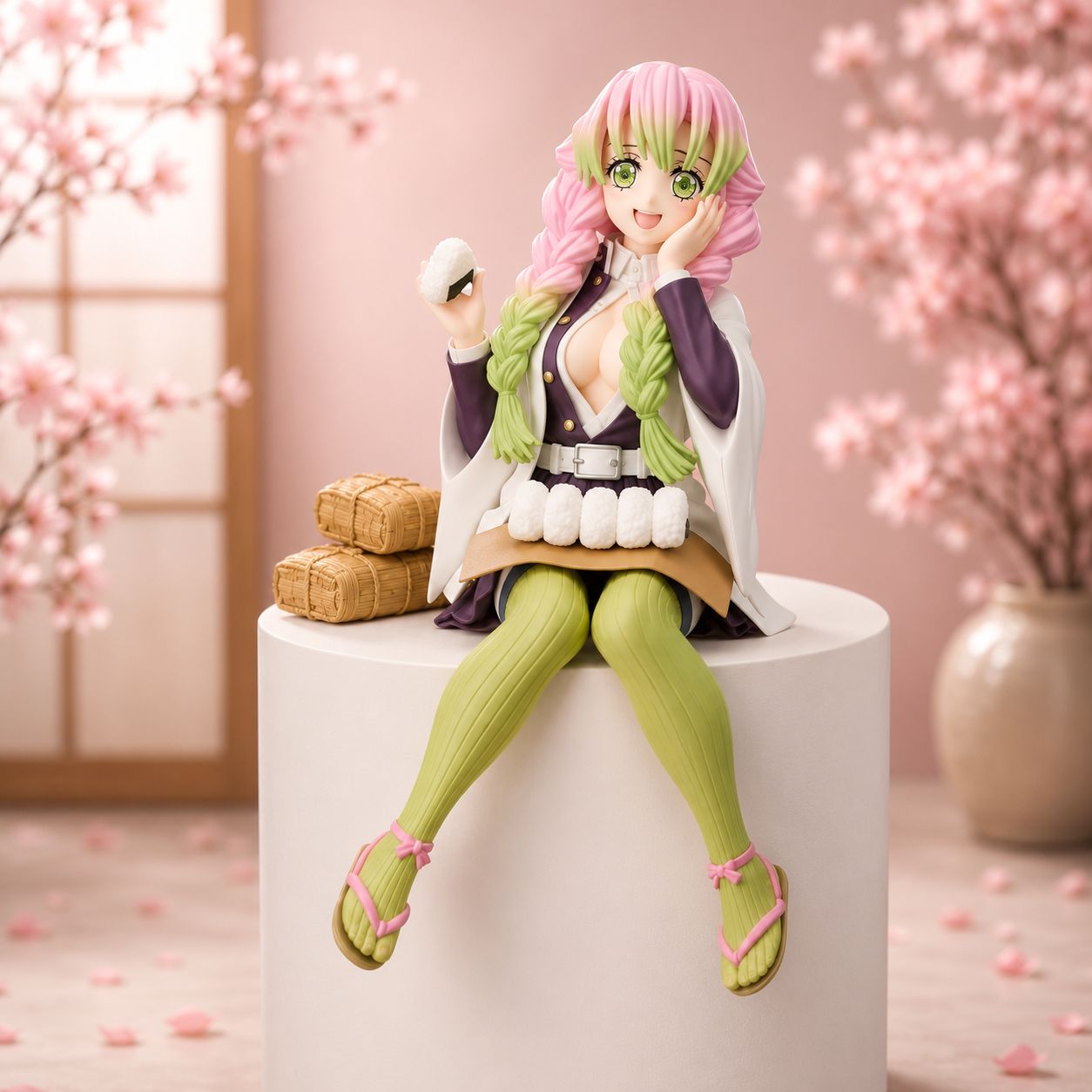 Mitsuri Kanroji Sitting 15cm Figure