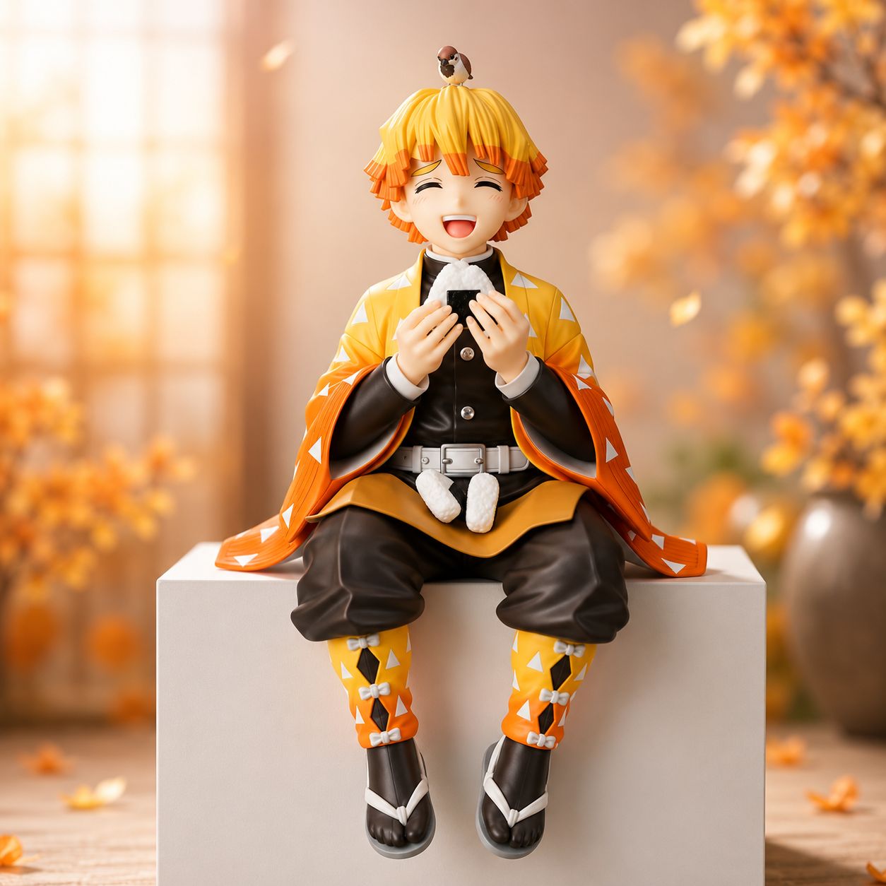 Zenitsu Agatsuma Sitting 15cm Figure