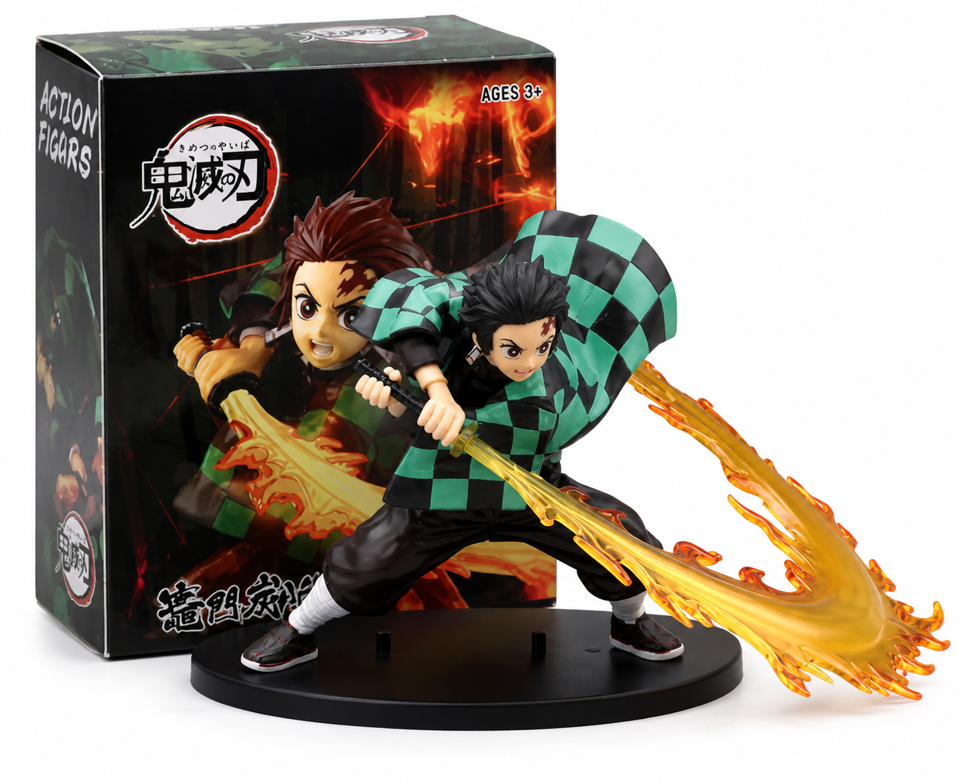 Tanjiro Kamado Flame Attack Figure (17cm)