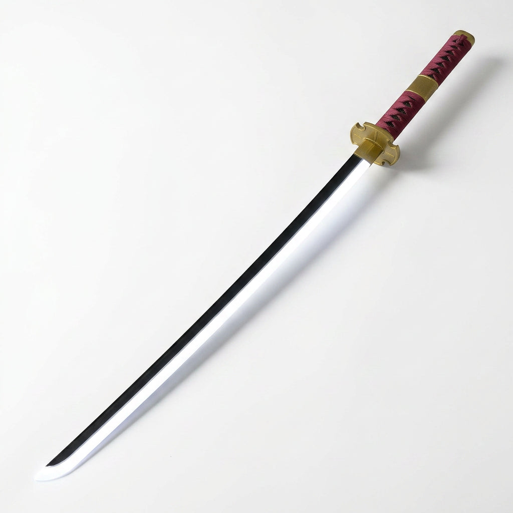Zoro Sandai Kitetsu LED wooden katana — clean product shot