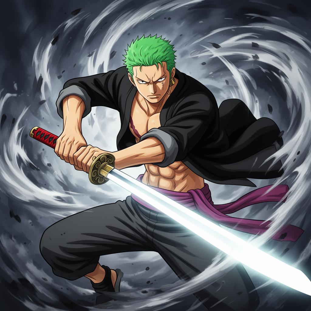 Zoro Sandai Kitetsu anime poster cover art
