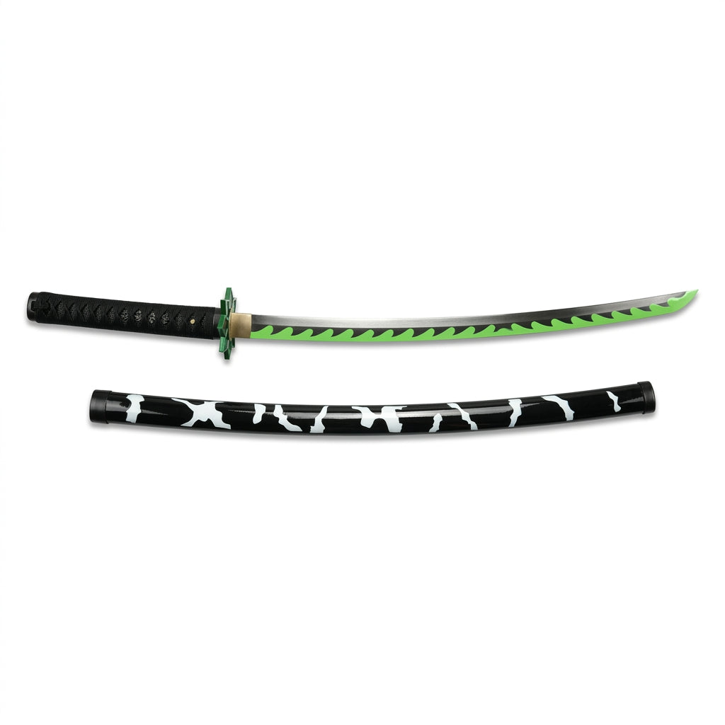 Sanemi Nichirin wooden katana — clean product shot