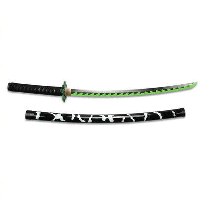 Sanemi Nichirin wooden katana — clean product shot
