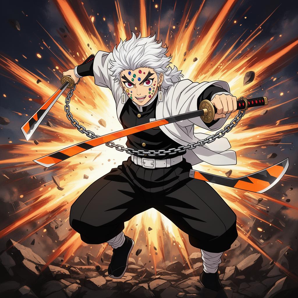 Tengen Uzui anime poster cover art