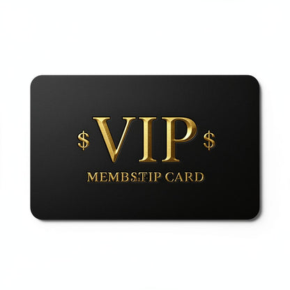 VIP Membership card — clean product shot