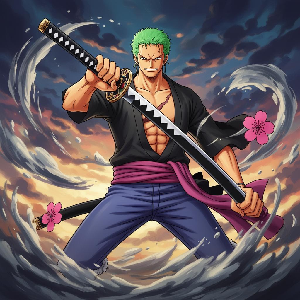 Zoro Shusui anime poster cover art